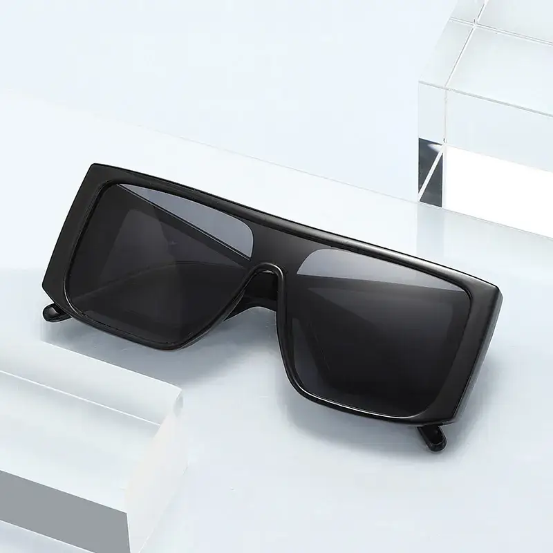 Men's Black Orange Red UV400 Sunglasses - Image 9