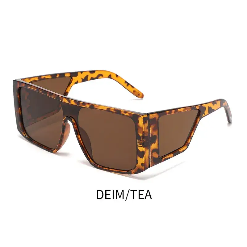 Men's Black Orange Red UV400 Sunglasses - Image 2