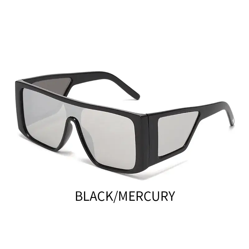 Men's Black Orange Red UV400 Sunglasses - Image 6