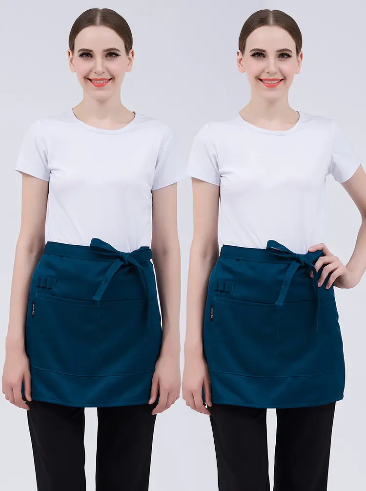 Black Striped Waist Apron for Men Women 60cm Wide — feature 18