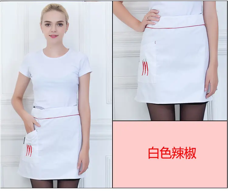 Black Striped Waist Apron for Men Women 60cm Wide — feature 4