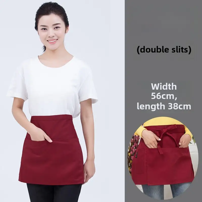 Black Striped Waist Apron for Men Women 60cm Wide - Image 14