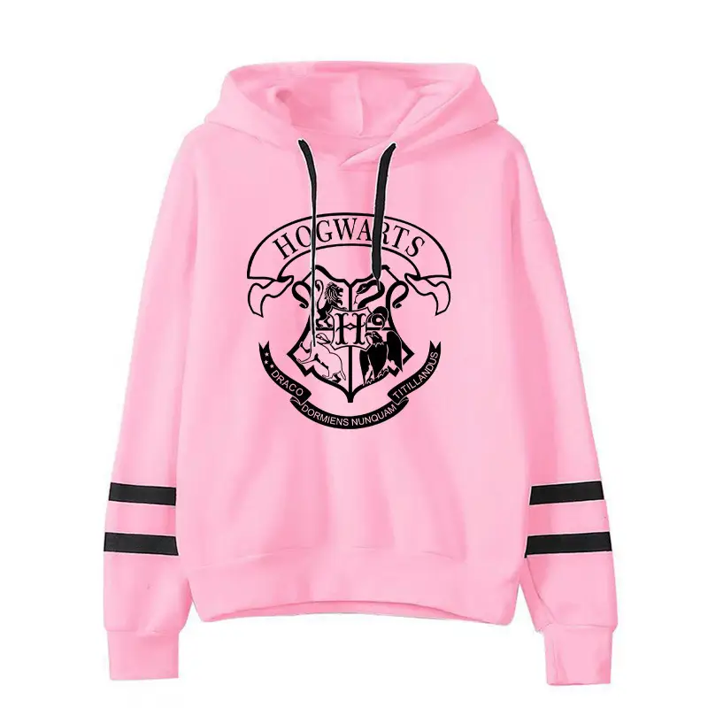 Black Hooded Sweatshirt Autumn Winter Men Women