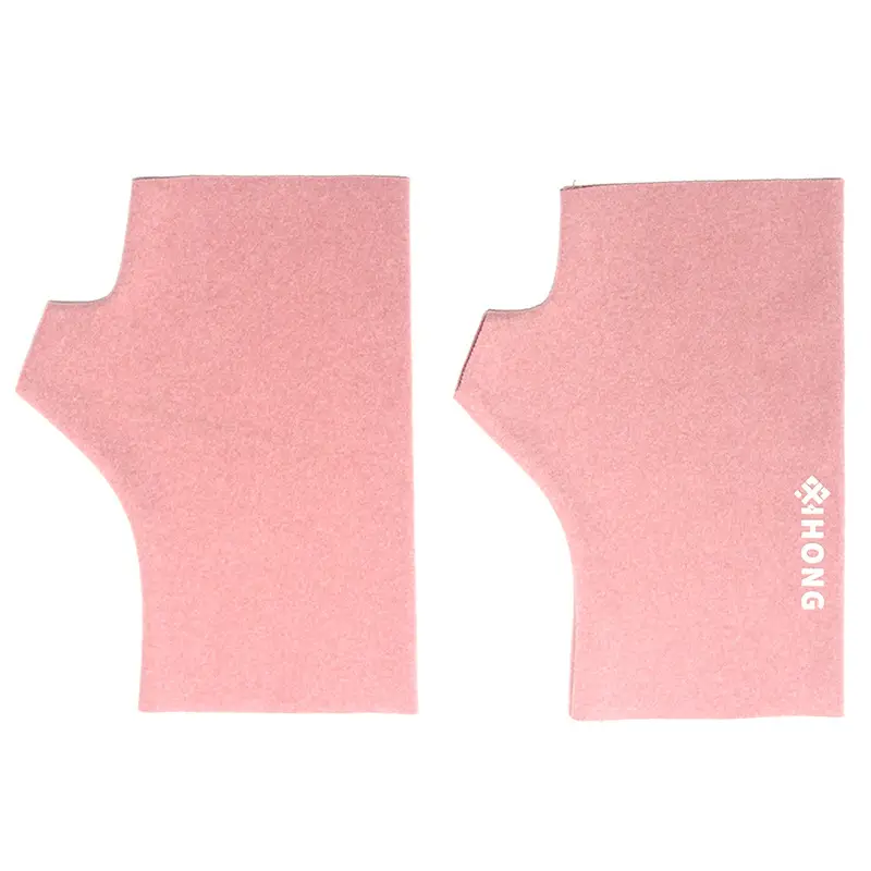 Women's Black Velvet Finger Gloves Winter Office Writing - Image 10
