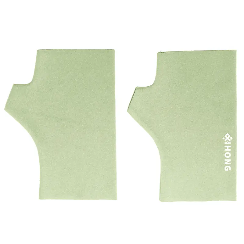 Women's Black Velvet Finger Gloves Winter Office Writing - Image 12