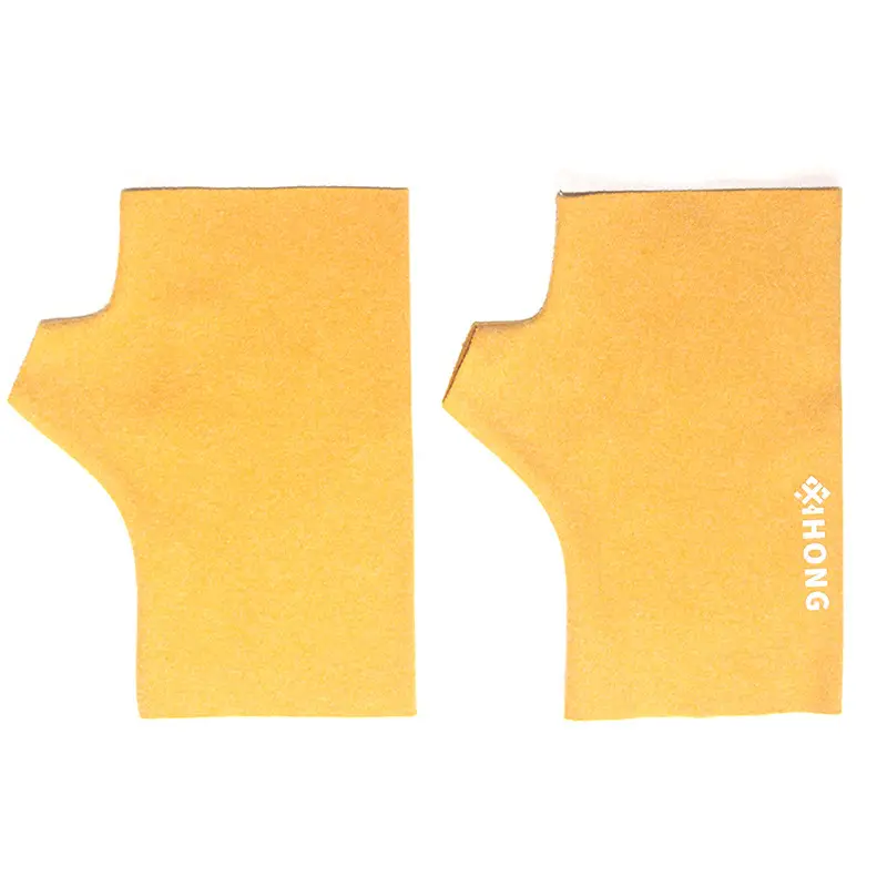 Women's Black Velvet Finger Gloves Winter Office Writing - Image 13