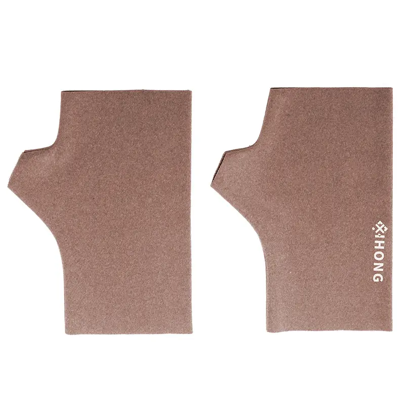 Women's Black Velvet Finger Gloves Winter Office Writing - Image 14