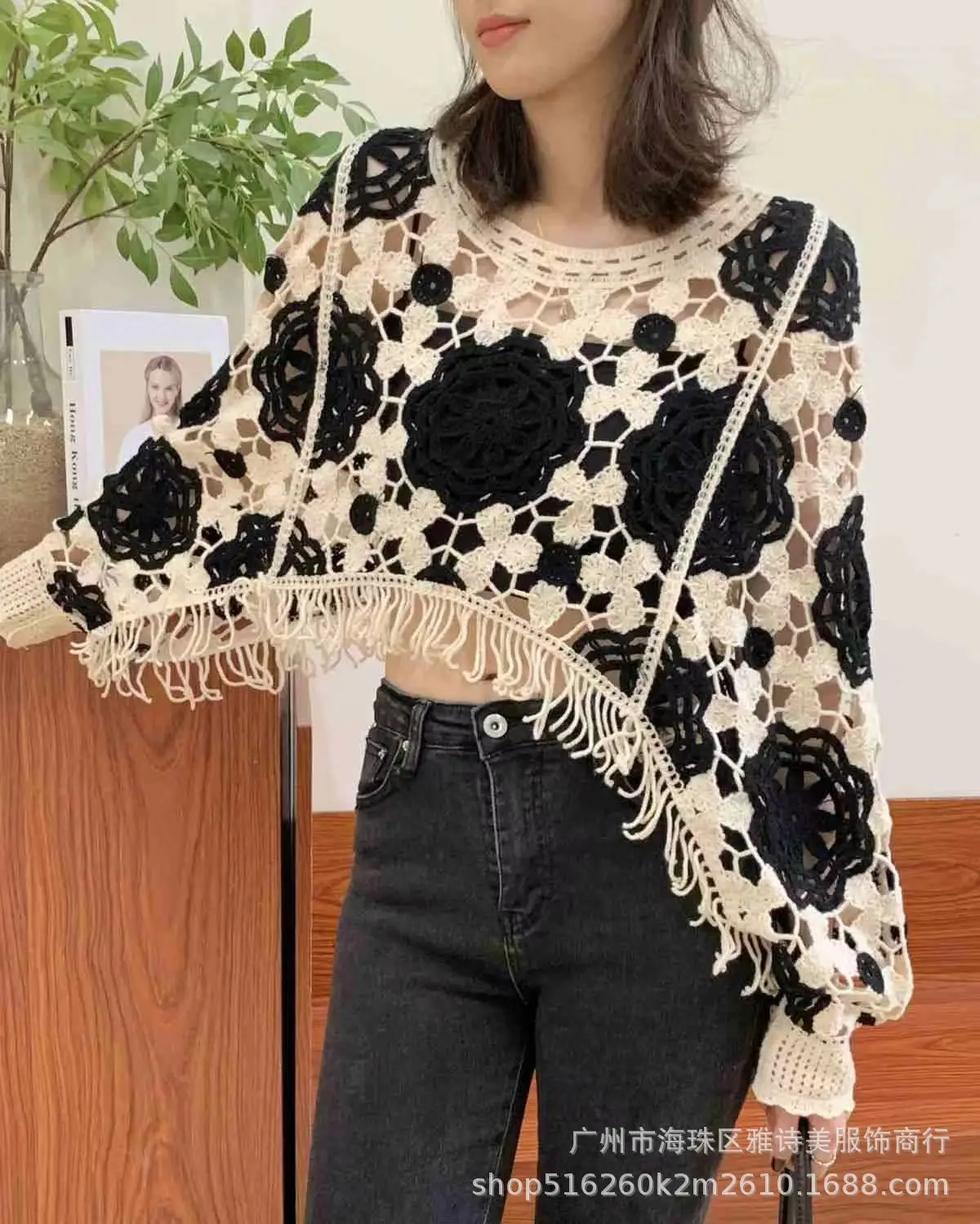 New Korean Style Hollow Crochet Sweater Women - Image 6