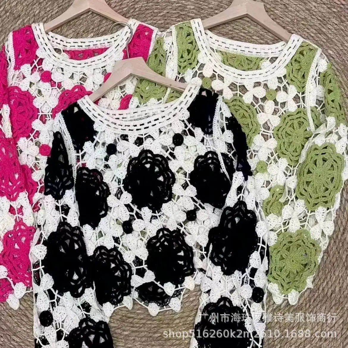 New Korean Style Hollow Crochet Sweater Women - Image 8