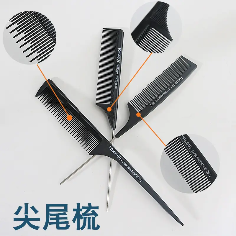 Tony Gai Double-Ended Hair Comb Steel Pointed - Image 15