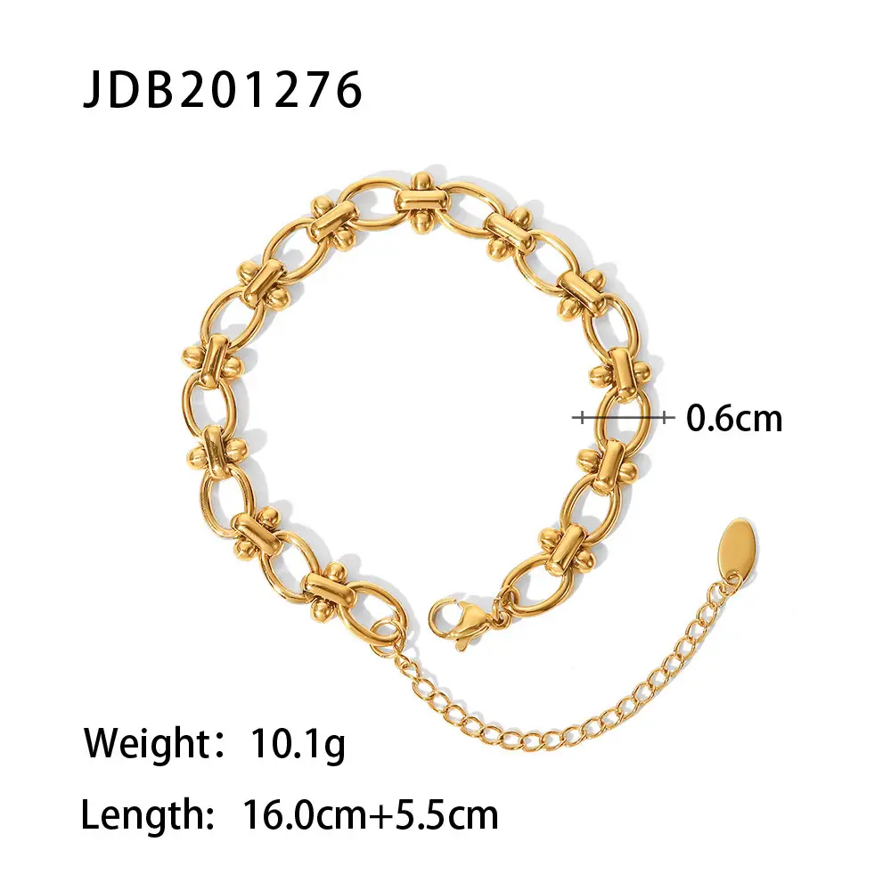 Open Gold Bracelet Set for Women High-end Zircon - Image 9