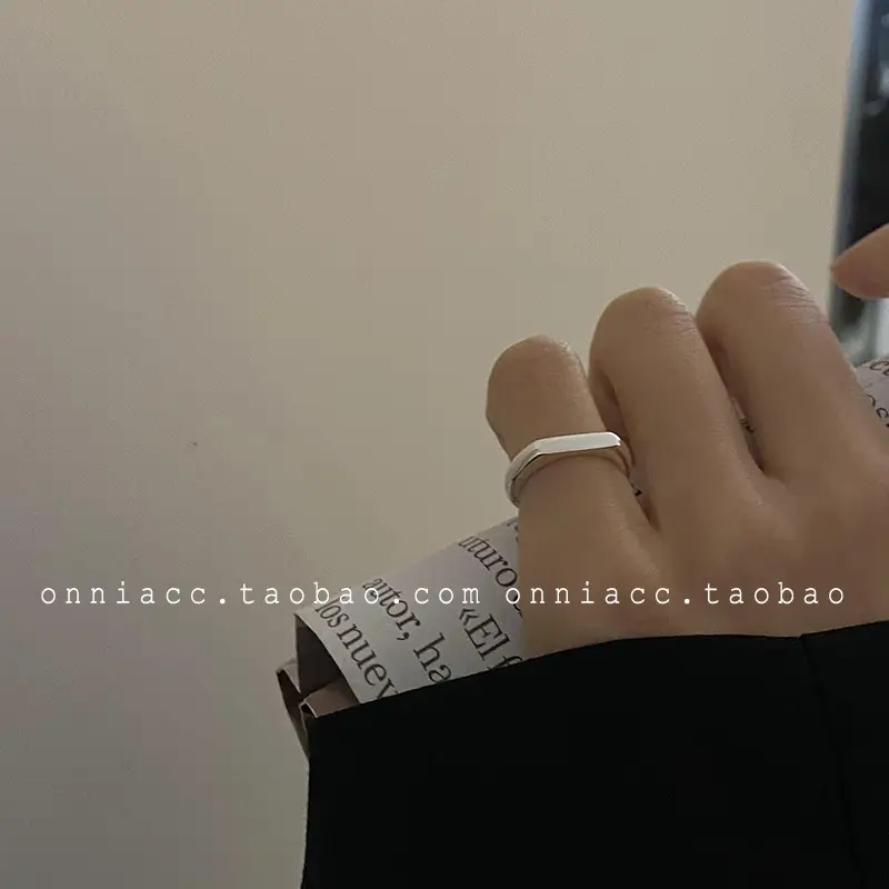 Silver Geometric Ring for Women Small Finger Wholesale