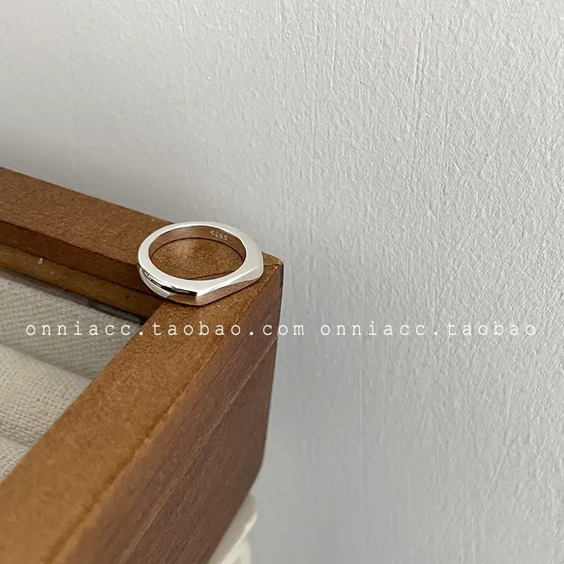 Silver Geometric Ring for Women Small Finger Wholesale — feature 5