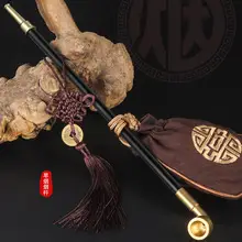 Rosewood Tobacco Rod with Copper Pipe and Copper Smoke Pot — feature 11