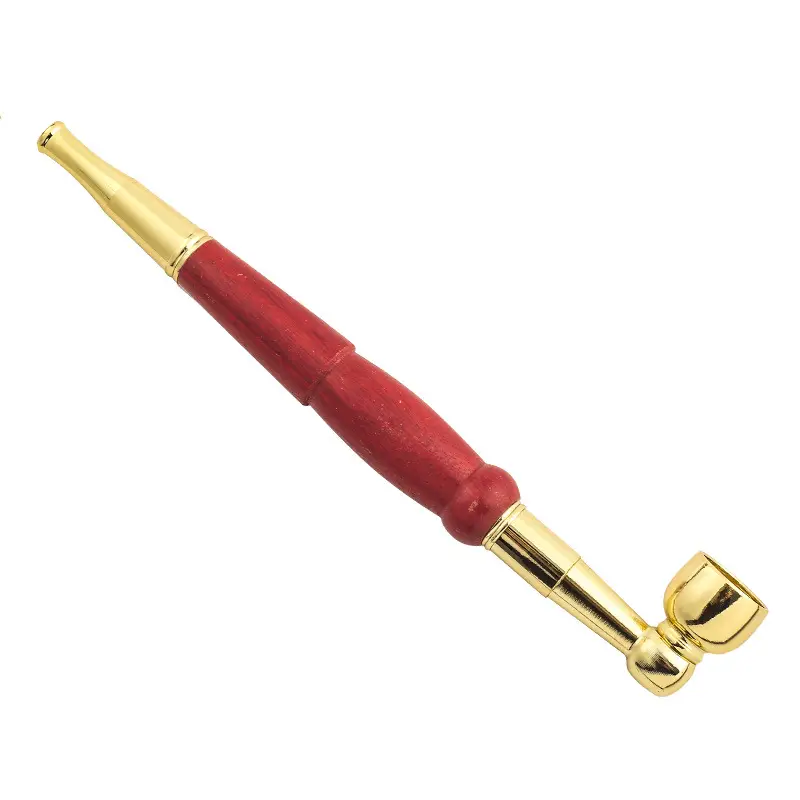 Rosewood Tobacco Rod with Copper Pipe and Copper Smoke Pot - Image 4