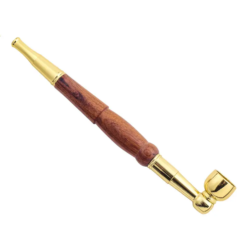 Rosewood Tobacco Rod with Copper Pipe and Copper Smoke Pot - Image 5