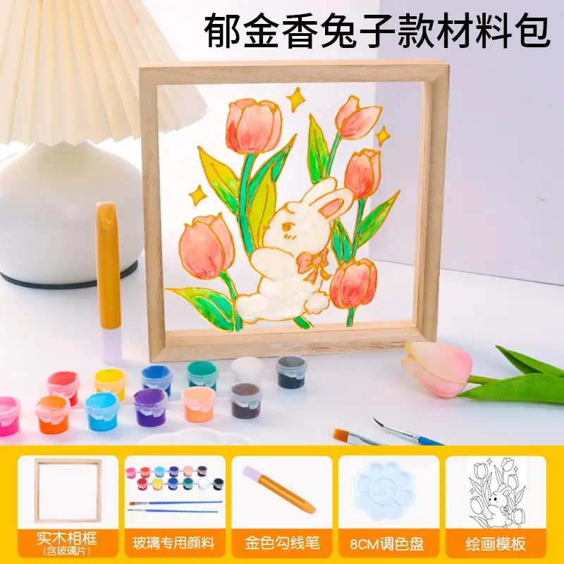 18 Color Acrylic Paints Set for Kids Art Projects - Image 28