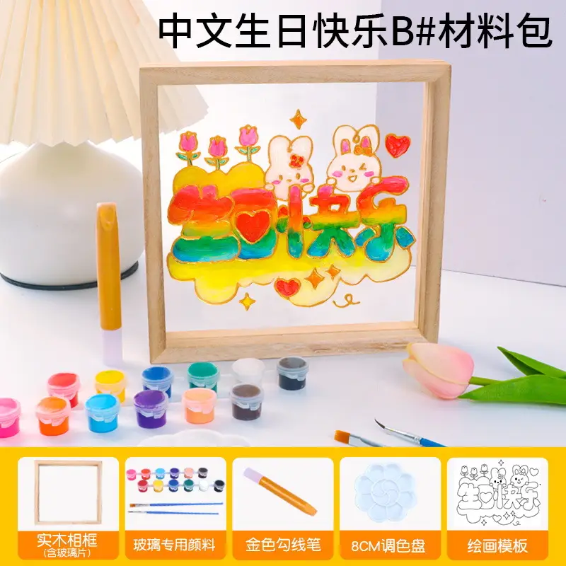18 Color Acrylic Paints Set for Kids Art Projects - Image 29