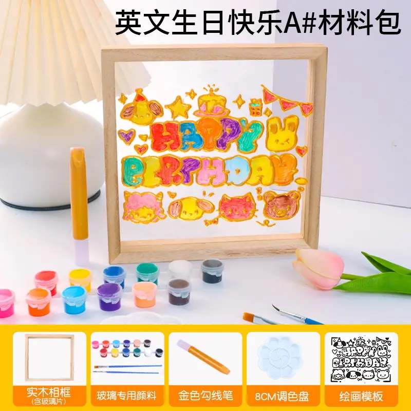18 Color Acrylic Paints Set for Kids Art Projects - Image 30