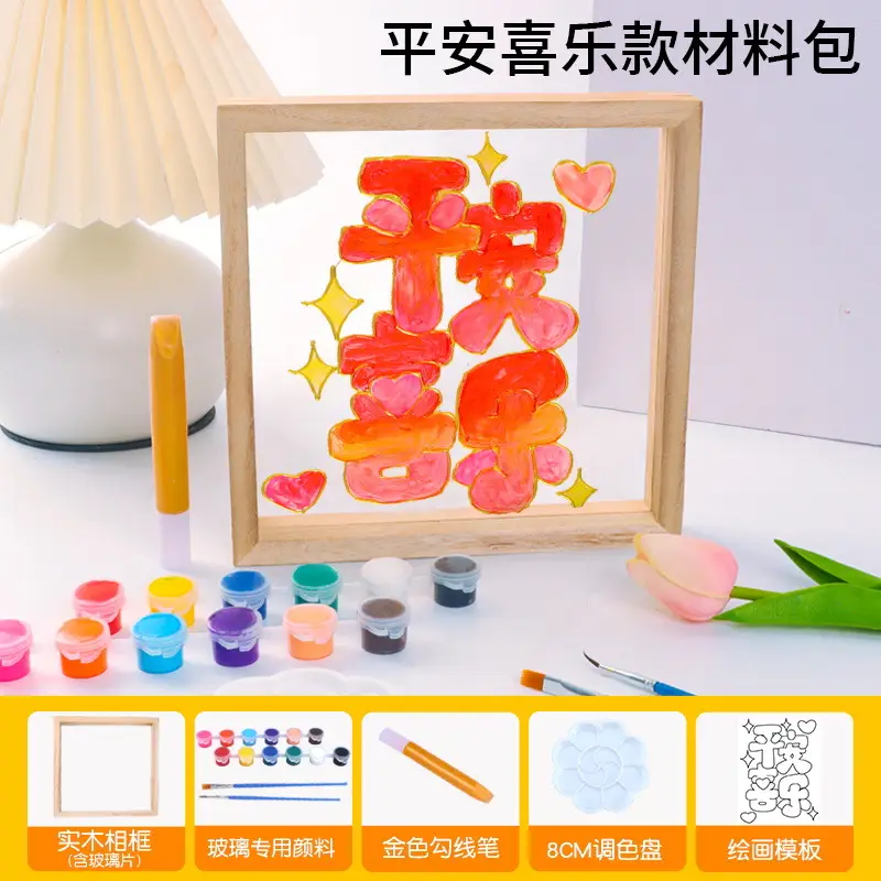 18 Color Acrylic Paints Set for Kids Art Projects - Image 33