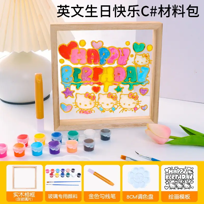 18 Color Acrylic Paints Set for Kids Art Projects - Image 35