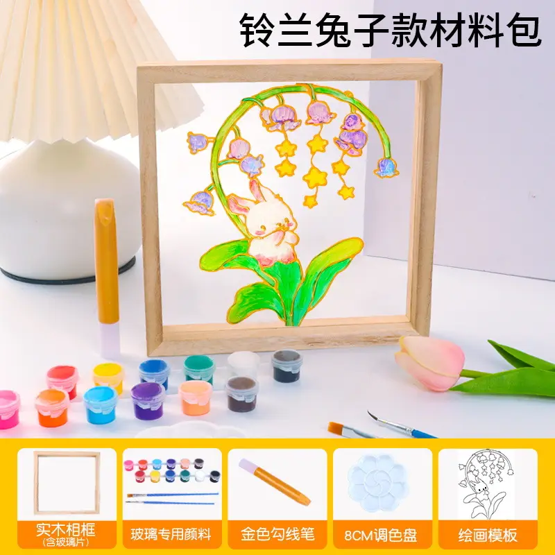 18 Color Acrylic Paints Set for Kids Art Projects - Image 41