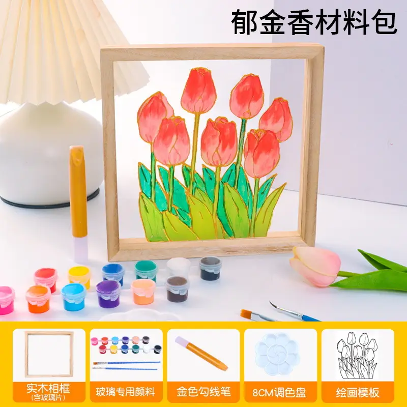 18 Color Acrylic Paints Set for Kids Art Projects - Image 44