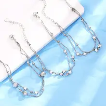 Women's Heart & Tassel Chain Bracelet Set — feature 18