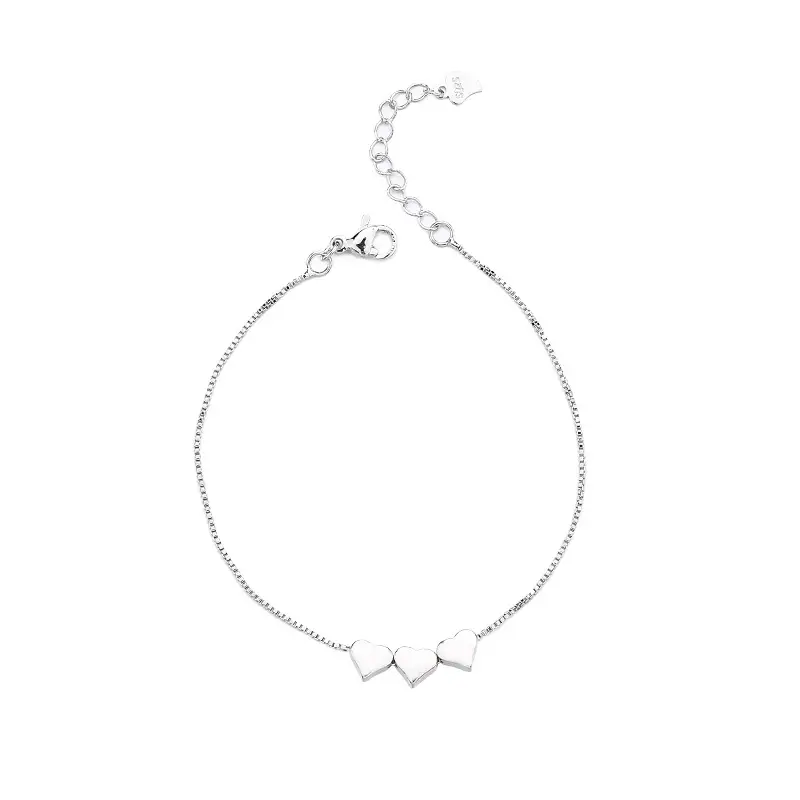 Women's Heart & Tassel Chain Bracelet Set - Image 3