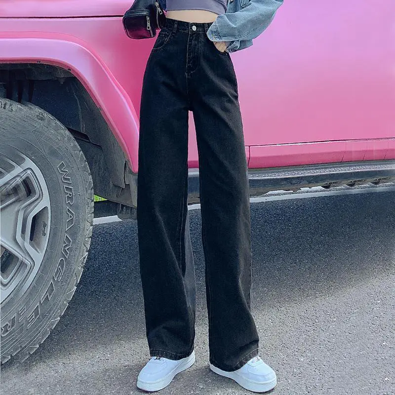 Women Wide Leg Jeans 2022 Summer Slim Fit - Image 8