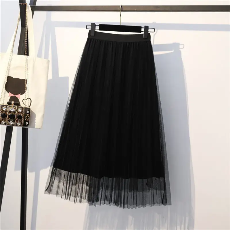 White Pleated Skirt Women Spring Summer 2022 - Image 20