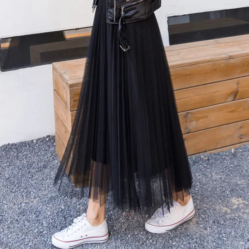 White Pleated Skirt Women Spring Summer 2022 - Image 21