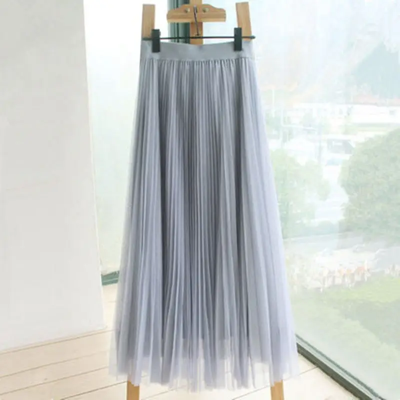 White Pleated Skirt Women Spring Summer 2022 - Image 9
