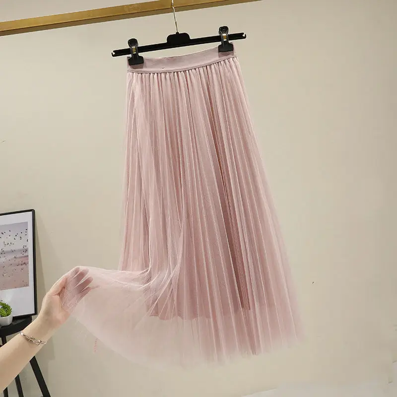 White Pleated Skirt Women Spring Summer 2022 - Image 11