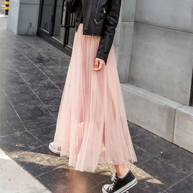 White Pleated Skirt Women Spring Summer 2022 - Image 13