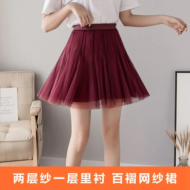 White Pleated Skirt Women Spring Summer 2022 - Image 17