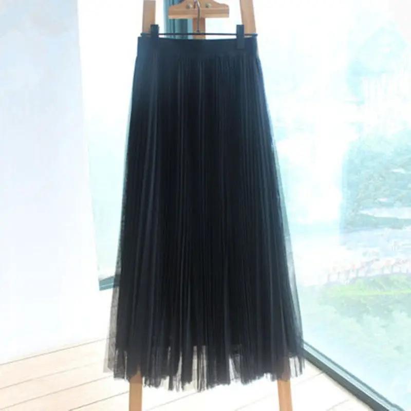 White Pleated Skirt Women Spring Summer 2022 - Image 2