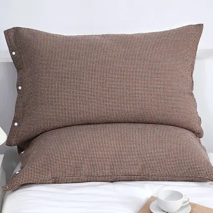 Pure Cotton Pillowcase with Snap Closure - Image 5