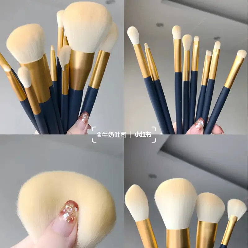 Xingdong Makeup Brush Set for Beginners Soft Bristle Powder Eye Shadow Blush Highlight - Image 12