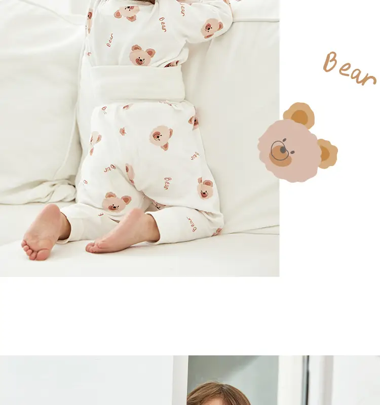 Cotton Hall Boys Girls Underwear Set Warm Autumn Pajamas — feature 26