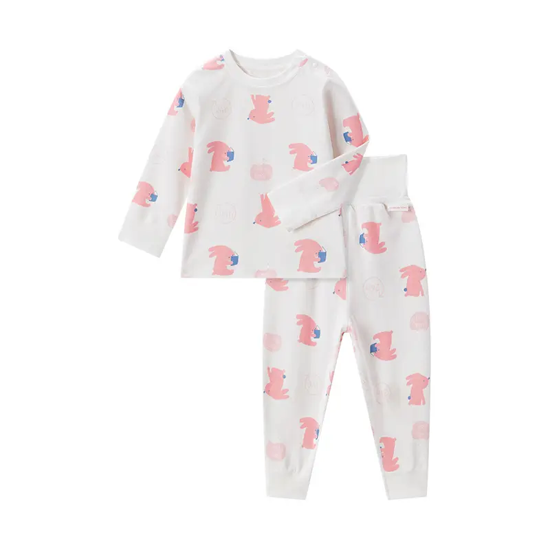 Cotton Hall Boys Girls Underwear Set Warm Autumn Pajamas