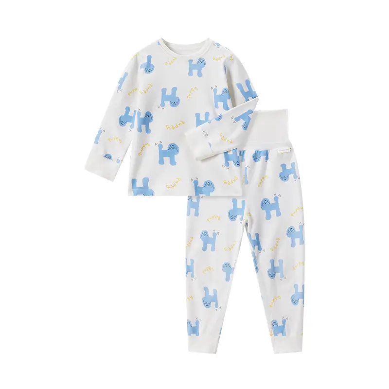 Cotton Hall Boys Girls Underwear Set Warm Autumn Pajamas