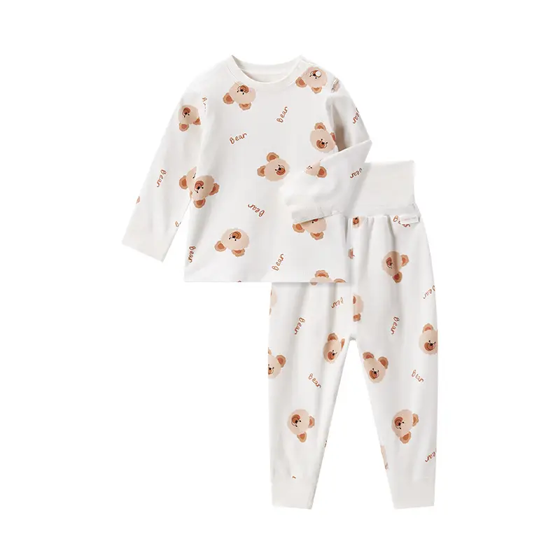 Cotton Hall Boys Girls Underwear Set Warm Autumn Pajamas