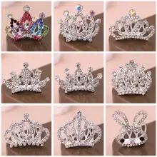 Gold Plated Seven-Tooth Hair Comb with Double Flower Design — feature 4