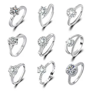 Silver Plated Six-Claw Zircon Earrings for Women — feature 3