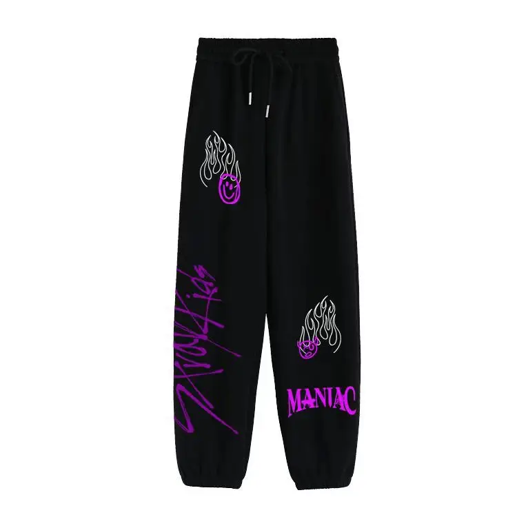 Black Graphic Maniac Hoodie Sweat Suit 9X - Image 3