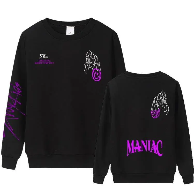 Black Graphic Maniac Hoodie Sweat Suit 9X - Image 5