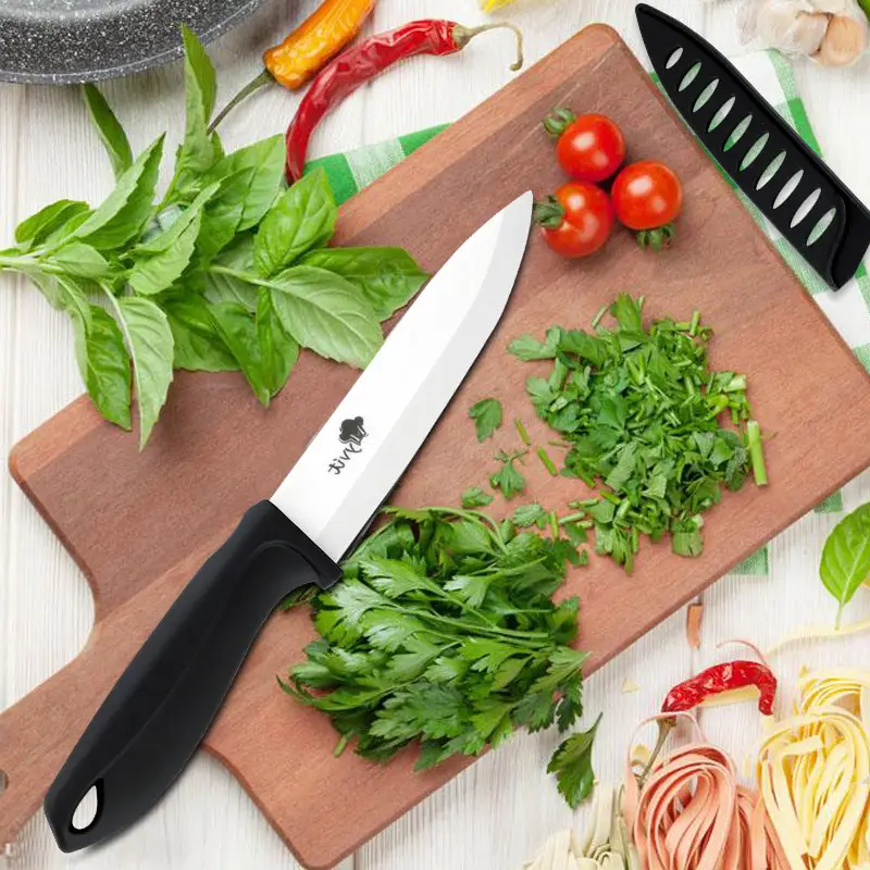 Ceramic Fruit Knife Set White Blade 5-Piece Kitchen - Image 6