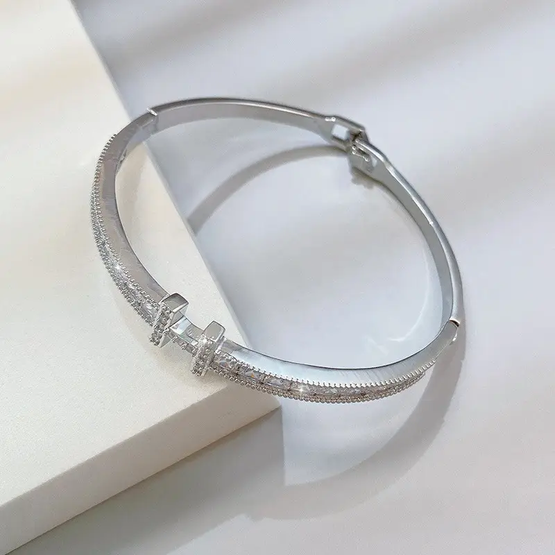 Diamond Encrusted Gold Bracelet for Women - Image 5