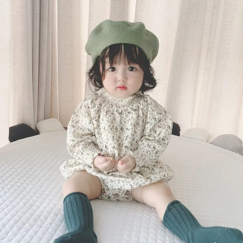 Yellow Knitted Baby Cap for Girls Winter Use — feature 13